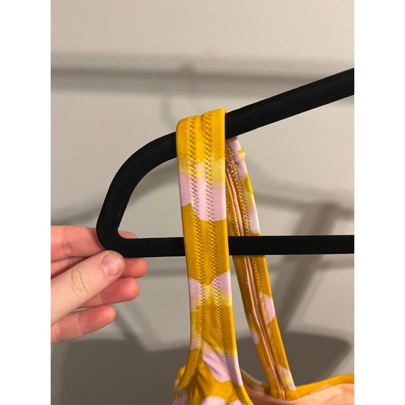 Madewell Second Wave Balconette Bikini Top in Watercolor Floral Size XL & M NWT - Picture 4 of 9